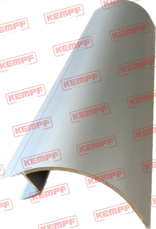 98673 KEMPF Abschlussprofil, I=500, eloxiert